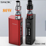 Electronic Cigarette SMOK Nano One Vape 80W Box Mod Kit Nano TFV4 Atta or Brit Atomizer Vaporizer E cigarette Hookah Pen X8003