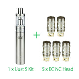 Original Eleaf iJust S Vaping Kit 3000mah with 5pcs Eleaf EC NC Coil ijust s atomizer head vs ijust 2 kit Electronic Cigarette