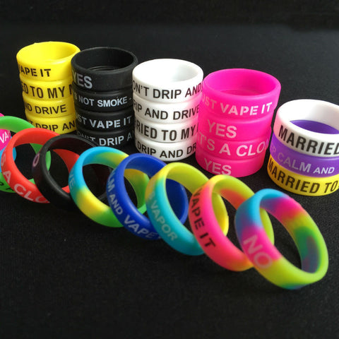 E-XY Newest Non-Skid MOD Silicone Ring Electronic Cigarette Silicon Vape Ring For Mechanical Mods E Cig Silicone Rings