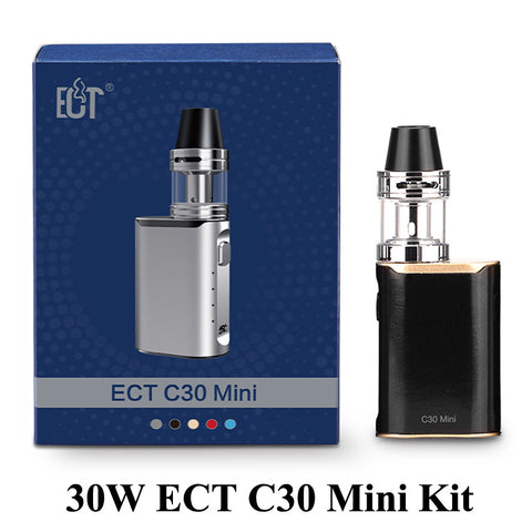 Electronic Cigarette EGO E Cigarette Vaporizer Vape Pen ECT C30 Mini Kit EVOD Box Mod E Hookah Starter Kit With ECT Tank X1091