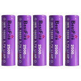 Electronic Cigarette Battery 18650 Vape Box Mod Original Brand 2500mAh 18650 Battery for E-cigarette Vaporizer X1053
