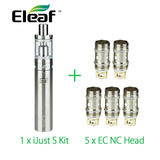 Original Eleaf iJust S Vaping Kit 3000mah with 5pcs Eleaf EC NC Coil ijust s atomizer head vs ijust 2 kit Electronic Cigarette
