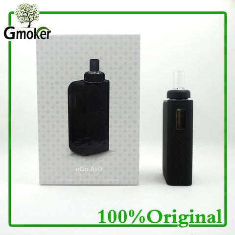 2pcs/lot New Arrival 100% Original Joyetech EGO AIO Box Kit 2100mAh built-in battery and 2ml Atomizer Capacity BF SS316 for vape