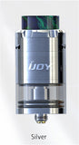 100% Original IJOY RDTA 5 Tank with resin drip tip top refill design adjustabel side bottom airflow RTA ecig vapor tank for vape