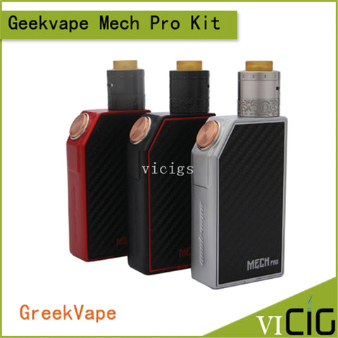 100% Original GeekVape Mech Pro Kit With Medusa RDTA Tank Atomizer and Mech Pro Box Mod fit 18650 Battery Vape Kit