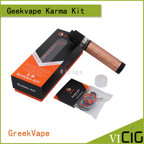 100% Original Geekvape Karma Kit RDTA RDA Black Ring Mod Vape Kit 2-in-1 Atomizer Design RDTA 5ML and RDA 2ML Tank