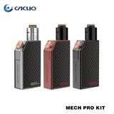 100% Original GEEKVAPE Mech Pro Kit with 3ml Medusa RDTA Tank Mech Pro Box Mod Vape Power by Replacement 18650 Battery