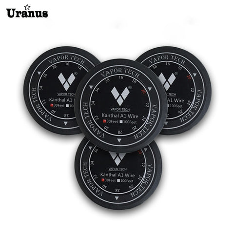 Kanthal A1 wire Resistance Wire vaporizer 30 Feet 20 22 24 26 28 30 32 Gauge Heating Wires DIY RDA Atomizer vape e-cigarette