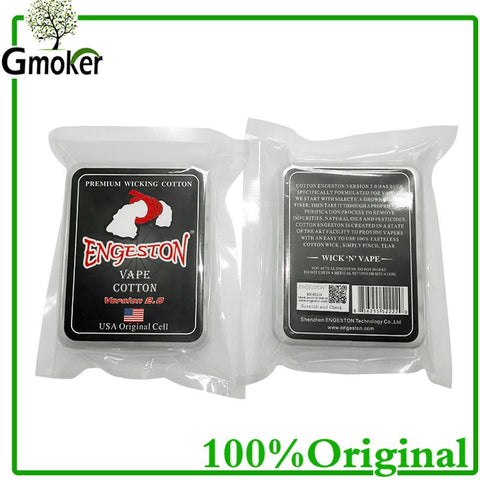 1Pcs Electronic Cigarette Premium Wicking Cotton Engeston Vape Cotton USA Original Cell Healthy For RDA RBA Atomizer Coil Wick