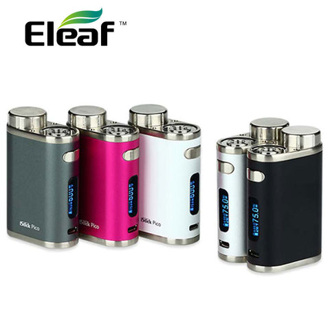 Original 75W Eleaf iStick Pico TC Box MOD E-cigarette Vape Temper Control Mod without 18650 Battery fit Melo 3 Mini Atomizer