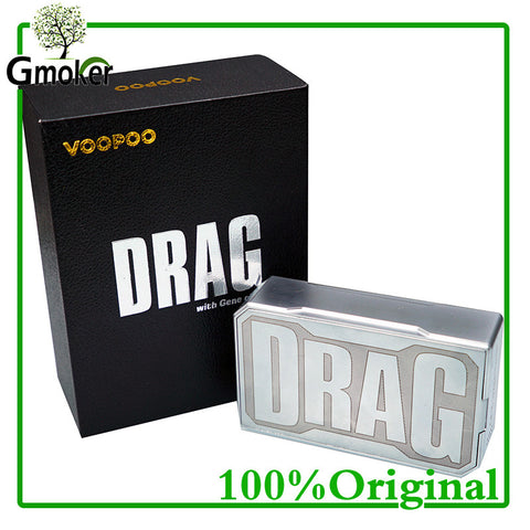Authentic Voopoo Drag 157W TC VW Box Mod W/O 18650 Battery Temperature Control electric cigarette vape second fire high power