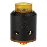 New Original Desire Rabies RDA Tank E-cig Rebuildable Dripper Atomizer Bottom Side Airflow Large Build Deck Vape Tank VS Mad Dog