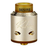 New Original Desire Rabies RDA Tank E-cig Rebuildable Dripper Atomizer Bottom Side Airflow Large Build Deck Vape Tank VS Mad Dog