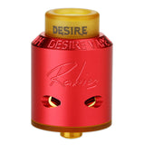 New Original Desire Rabies RDA Tank E-cig Rebuildable Dripper Atomizer Bottom Side Airflow Large Build Deck Vape Tank VS Mad Dog