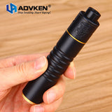 Original Advken Mad Hatter 24 MECH Vape Kit Mechanical Mod with advken Hatter 24 RDTA Tank Bore Drip Tip Electronic Cigarette