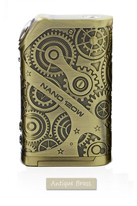 100% Original Tesla Nano 120w Teslacigs Nano 120W Box Mod Steampunk st esigaralab 100% Original Tesla Nano 120w Teslacigs Nano 120W Box Mod Steampunk st esigaralab