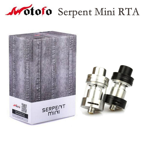 Original Wotofo Serpent Mini RTA 3ml atomizer serpent wotofo mini tank Adjustable Flow Control Top fill e cigarette 510 Box Vape