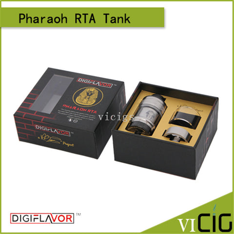 100% Original Digiflavor Pharaoh RTA Tank 4.6ml Pharaoh RTA Airflow Control System Vape Atomizer With 510 Thread