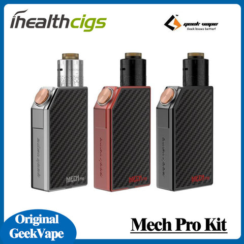 100% Original Geekvape Mech Pro Kit with 3ml Medusa RDTA Tank and Mech Pro Box Mod Vape Vaporizer