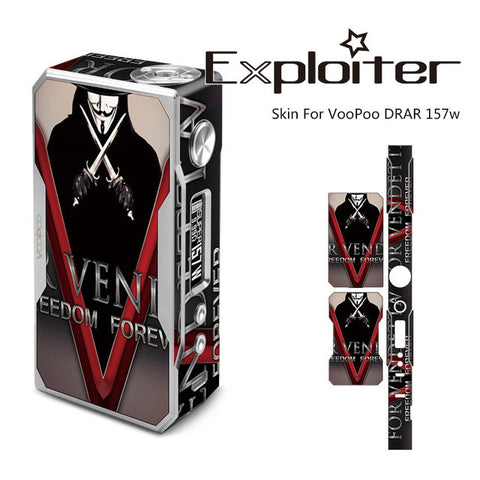 veeape drag 157w sticker for voopoo drag 157w box mod for vape Electro esigaralab veeape drag 157w sticker for voopoo drag 157w box mod for vape Electro esigaralab