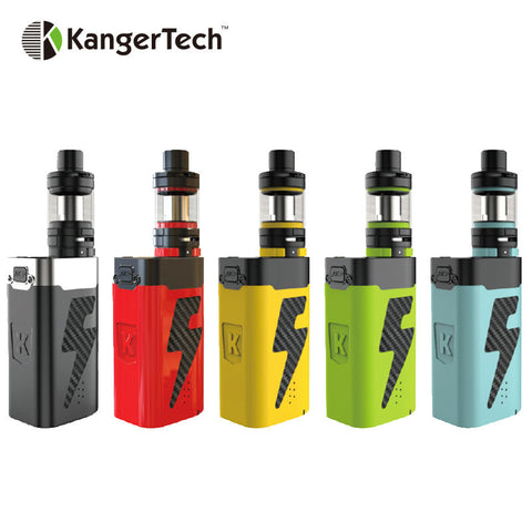 Original Kangertech FIVE 6 VW Starter Kit 222W FIVE 6 mod and 8ml Five-6 Tank with 0.6ohm Coil Evaporizer Electronic Cigarette