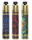 Original CoilArt Mage Mech Tricker kit Airflow Tank 18650 Mechanical Mod 24mm Diameter With 24K Gold Plated Deck Coil Art Kit