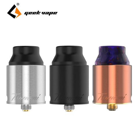 GeekVape Tsunami Pro 25 RDA Atomizer 25mm E-cig Rebuildable Dripper Tank match Black Ring Mod/ MECH MOD Tsunami 25 Pro RDA Tank