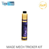 20pcs/lpt wholesales Original CoilArt Mage Mech Tricker Kit Airflow Tank 18650 Mechanical Mod 24K Gold Plated Deck Coil Art Kit